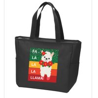 Fa La La Lama Alpaca Zip Tote Bag