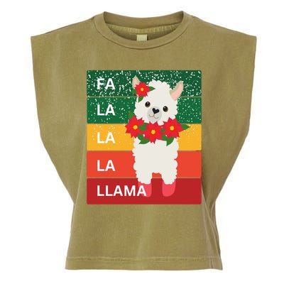 Fa La La Lama Alpaca Garment-Dyed Women's Muscle Tee