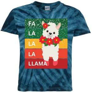 Fa La La Lama Alpaca Kids Tie-Dye T-Shirt