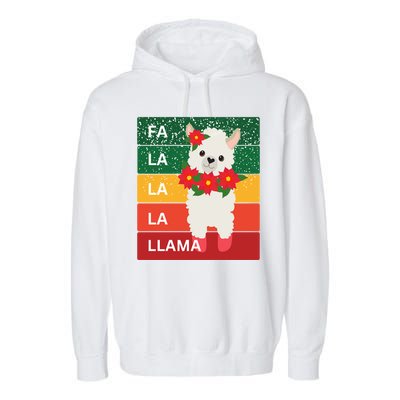 Fa La La Lama Alpaca Garment-Dyed Fleece Hoodie