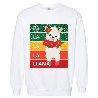 Fa La La Lama Alpaca Garment-Dyed Sweatshirt