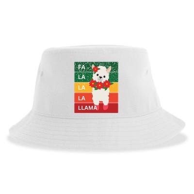 Fa La La Lama Alpaca Sustainable Bucket Hat