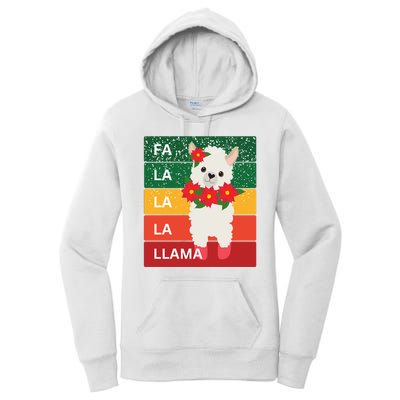 Fa La La Lama Alpaca Women's Pullover Hoodie