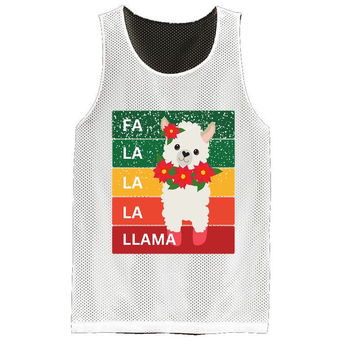 Fa La La Lama Alpaca Mesh Reversible Basketball Jersey Tank