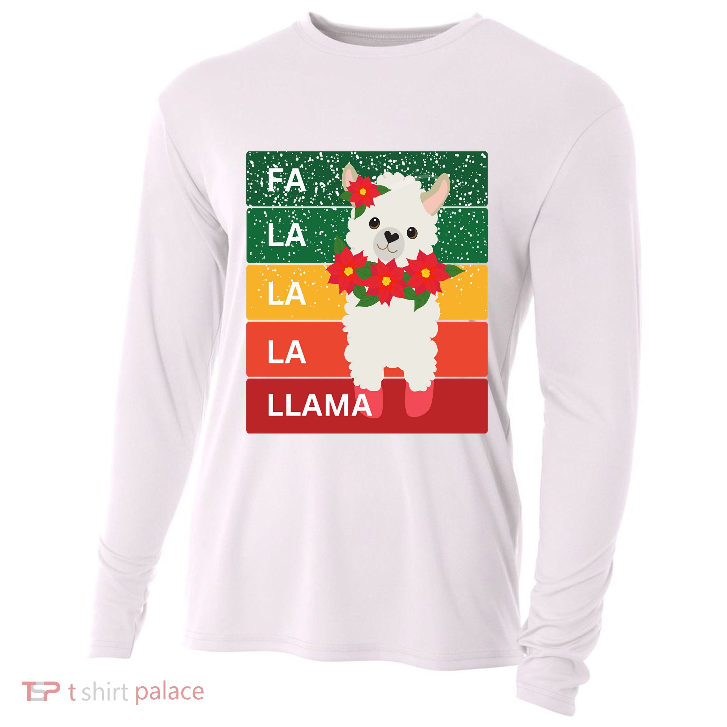 Fa La La Lama Alpaca Cooling Performance Long Sleeve Crew
