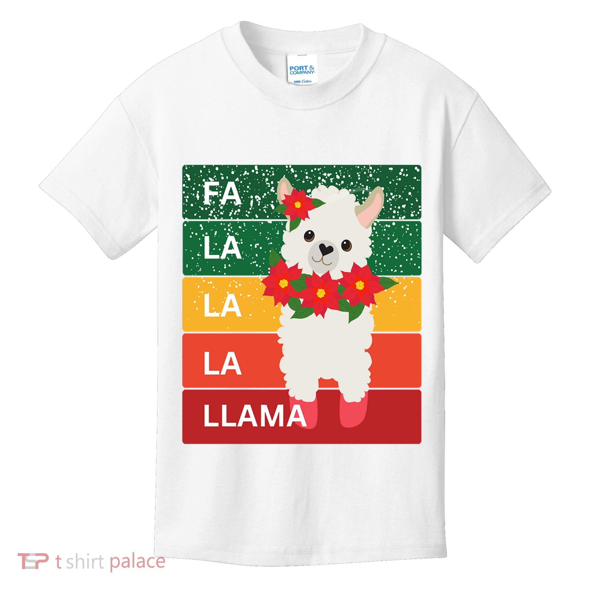 Fa La La Lama Alpaca Kids T-Shirt