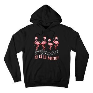 Fa La La MINGO Flamingo Christmas Candy Cane Flamingoes Tall Hoodie