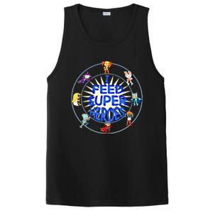 Funny Lunch Lady School Cafeteria Worker I Feed Superheroes Gift PosiCharge Competitor Tank