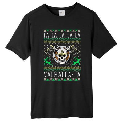 Fa La La La Valhalla La Viking God Ugly Christmas Tall Fusion ChromaSoft Performance T-Shirt