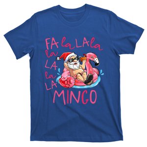 Fa La La La Mingo Funny Flamingo Lover Merry Flocking Xmas Gift T-Shirt