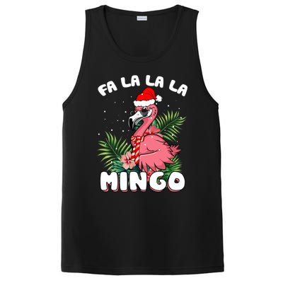 Fa La La La Mingo Santa Flamingos For Christmas Meaningful Gift PosiCharge Competitor Tank