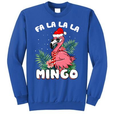 Fa La La La Mingo Santa Flamingos For Christmas Meaningful Gift Sweatshirt