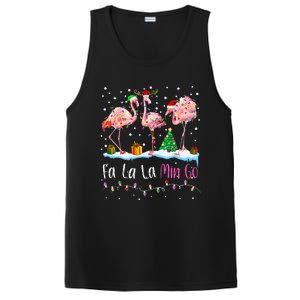 Fa La La La Mingo Flamingo Christmas  Xmas PosiCharge Competitor Tank