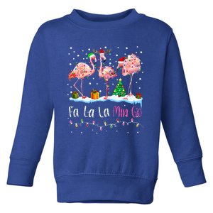 Fa La La La Mingo Flamingo Christmas  Xmas Toddler Sweatshirt