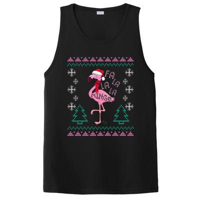 Fa La La Mingo Christmas Sweater Style Flamingo Gift PosiCharge Competitor Tank