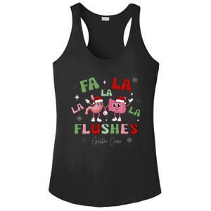 Fa La La La Flushes Gastro Crew Christmas Gi Nurse Ladies PosiCharge Competitor Racerback Tank