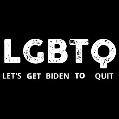 Funny LGBTQ Let's Get Biden To Quit Parody Design 2021 T-Shirt