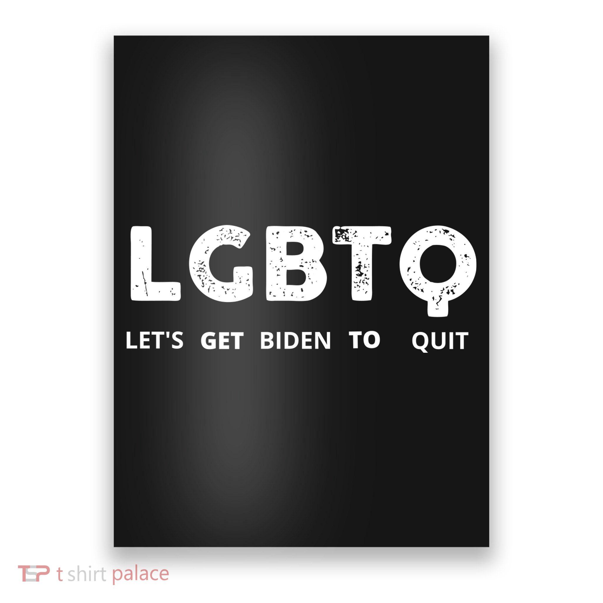 Funny LGBTQ Let's Get Biden To Quit Parody Design 2021 Poster