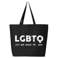 Funny LGBTQ Let's Get Biden To Quit Parody Design 2021 25L Jumbo Tote