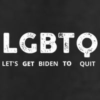 Funny LGBTQ Let's Get Biden To Quit Parody Design 2021 Golf Towel