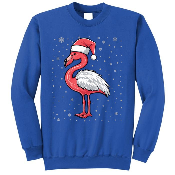 Fa La La Mingo Cute Flamingo Christmas Santa Hat Bird Cute Gift Sweatshirt