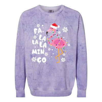 Fa La La La Mingo Time Cute Gift Colorblast Crewneck Sweatshirt