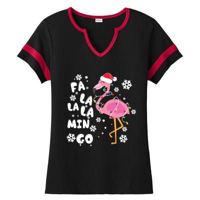 Fa La La La Mingo Time Cute Gift Ladies Halftime Notch Neck Tee