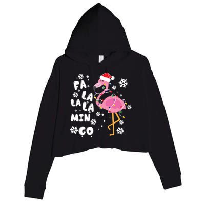 Fa La La La Mingo Time Cute Gift Crop Fleece Hoodie