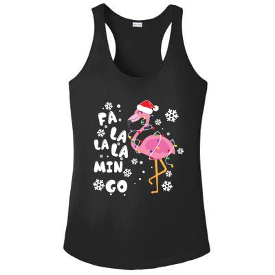 Fa La La La Mingo Time Cute Gift Ladies PosiCharge Competitor Racerback Tank