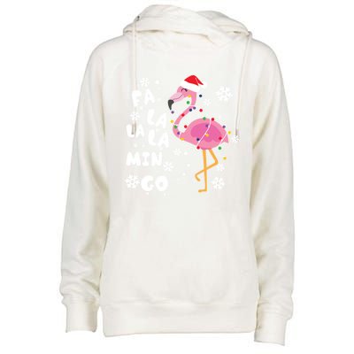 Fa La La La Mingo Time Cute Gift Womens Funnel Neck Pullover Hood