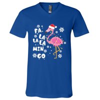 Fa La La La Mingo Time Cute Gift V-Neck T-Shirt