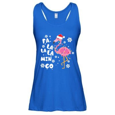 Fa La La La Mingo Time Cute Gift Ladies Essential Flowy Tank