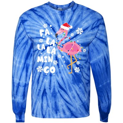 Fa La La La Mingo Time Cute Gift Tie-Dye Long Sleeve Shirt