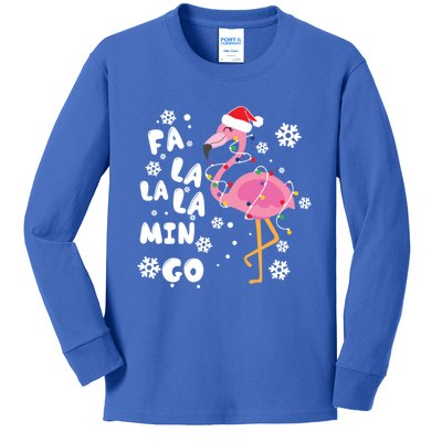 Fa La La La Mingo Time Cute Gift Kids Long Sleeve Shirt