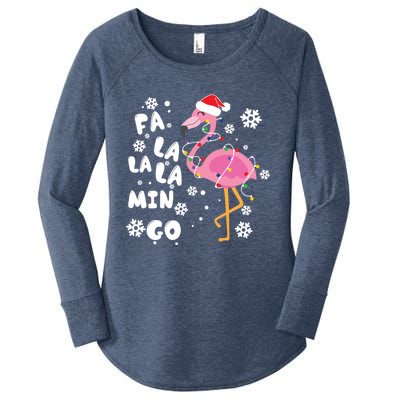 Fa La La La Mingo Time Cute Gift Women's Perfect Tri Tunic Long Sleeve Shirt