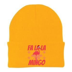 Fa La La Mingo Flamingo Christmas Gift Knit Cap Winter Beanie