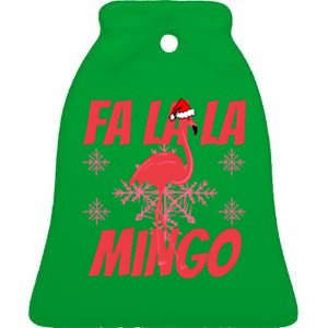 Fa La La MinGo Christmas Ceramic Bell Ornament