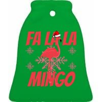 Fa La La MinGo Christmas Ceramic Bell Ornament