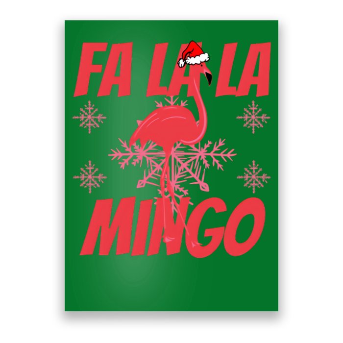 Fa La La MinGo Christmas Poster