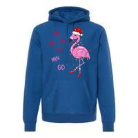 Fa La La Mingo Christmas Flamingo Tree Lights Santa Flamingo Meaningful Gift Premium Hoodie