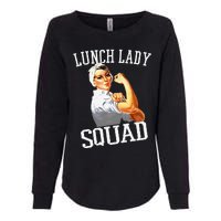 Funny Lunch Lady Gifts Cafeteria Worker Lunch Lady Squad Womens California Wash Sweatshirt