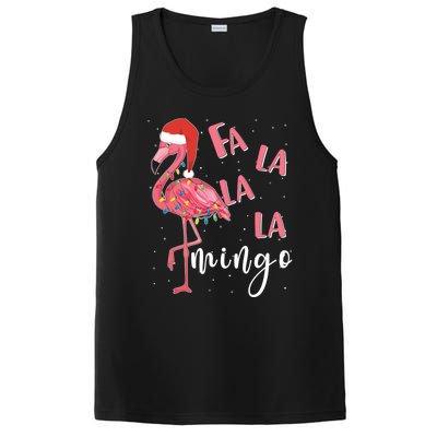 Fa La La Mingo Cute Flamingo Christmas Holiday Flamingo Cool Gift PosiCharge Competitor Tank