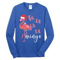 Fa La La Mingo Cute Flamingo Christmas Holiday Flamingo Cool Gift Tall Long Sleeve T-Shirt