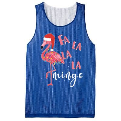 Fa La La Mingo Cute Flamingo Christmas Holiday Flamingo Cool Gift Mesh Reversible Basketball Jersey Tank