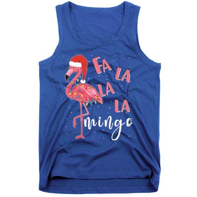 Fa La La Mingo Cute Flamingo Christmas Holiday Flamingo Cool Gift Tank Top