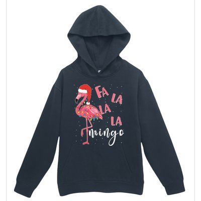 Fa La La Mingo Cute Flamingo Christmas Holiday Flamingo Cool Gift Urban Pullover Hoodie