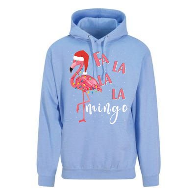 Fa La La Mingo Cute Flamingo Christmas Holiday Flamingo Cool Gift Unisex Surf Hoodie