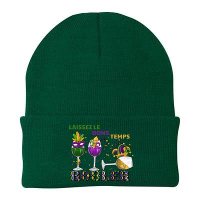 Funny Laissez Les Bons Temps Rouler Mardi Gras Knit Cap Winter Beanie