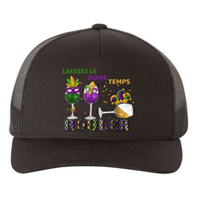 Funny Laissez Les Bons Temps Rouler Mardi Gras Yupoong Adult 5-Panel Trucker Hat