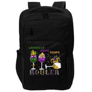 Funny Laissez Les Bons Temps Rouler Mardi Gras Impact Tech Backpack